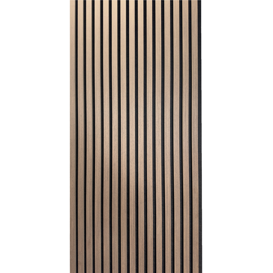 Walnut Acoustic Slat Wood Wall Panels | Sound-Absorbing Accent Wall Panels